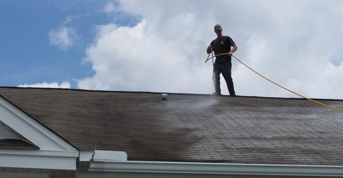 Roof Pressure Cleaning